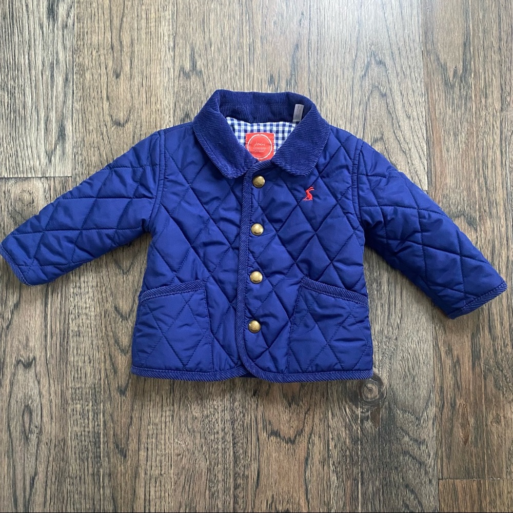 Joules Blue Coat 3-6 months
